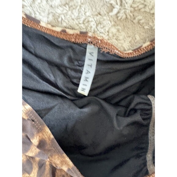 NWT Vitamin A Women’s Bikini Animal Print Sophia Bustier Small 6 - Picture 5 of 8